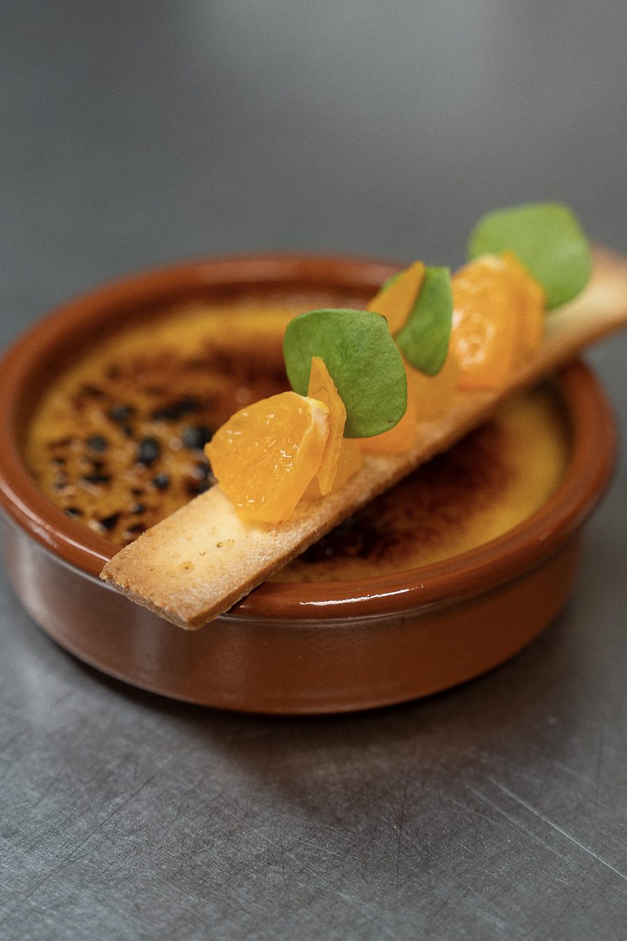 Crème brûlée aux agrumes